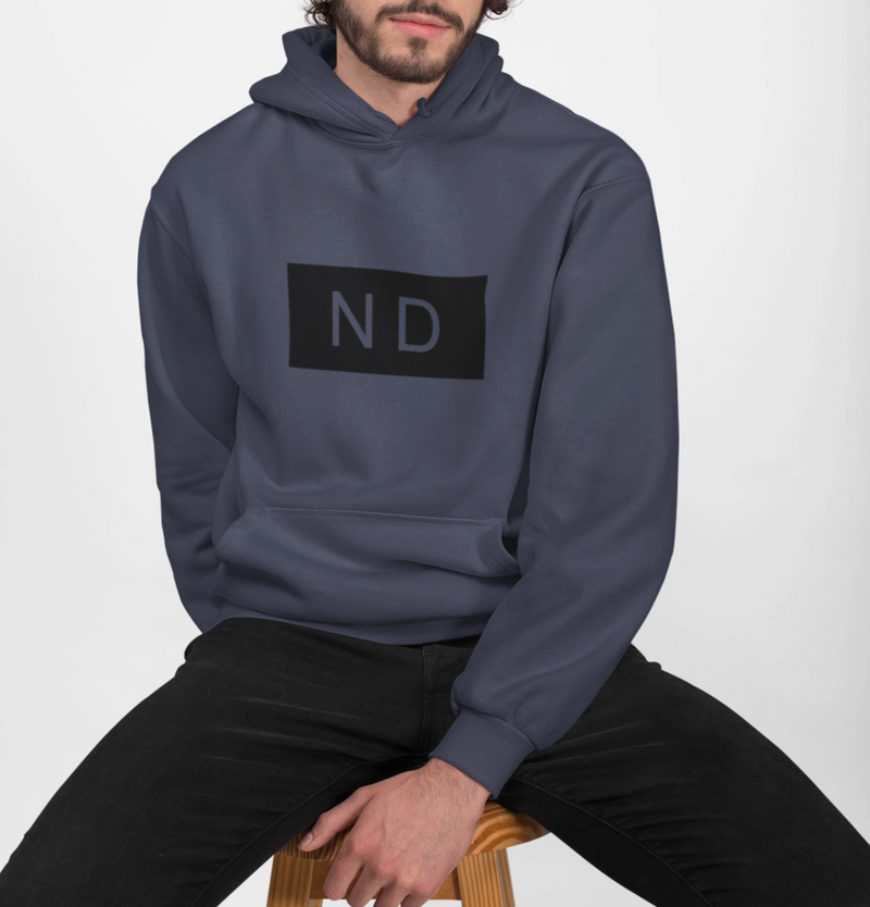 Mens Street Style ND Hooded Sweatshirt